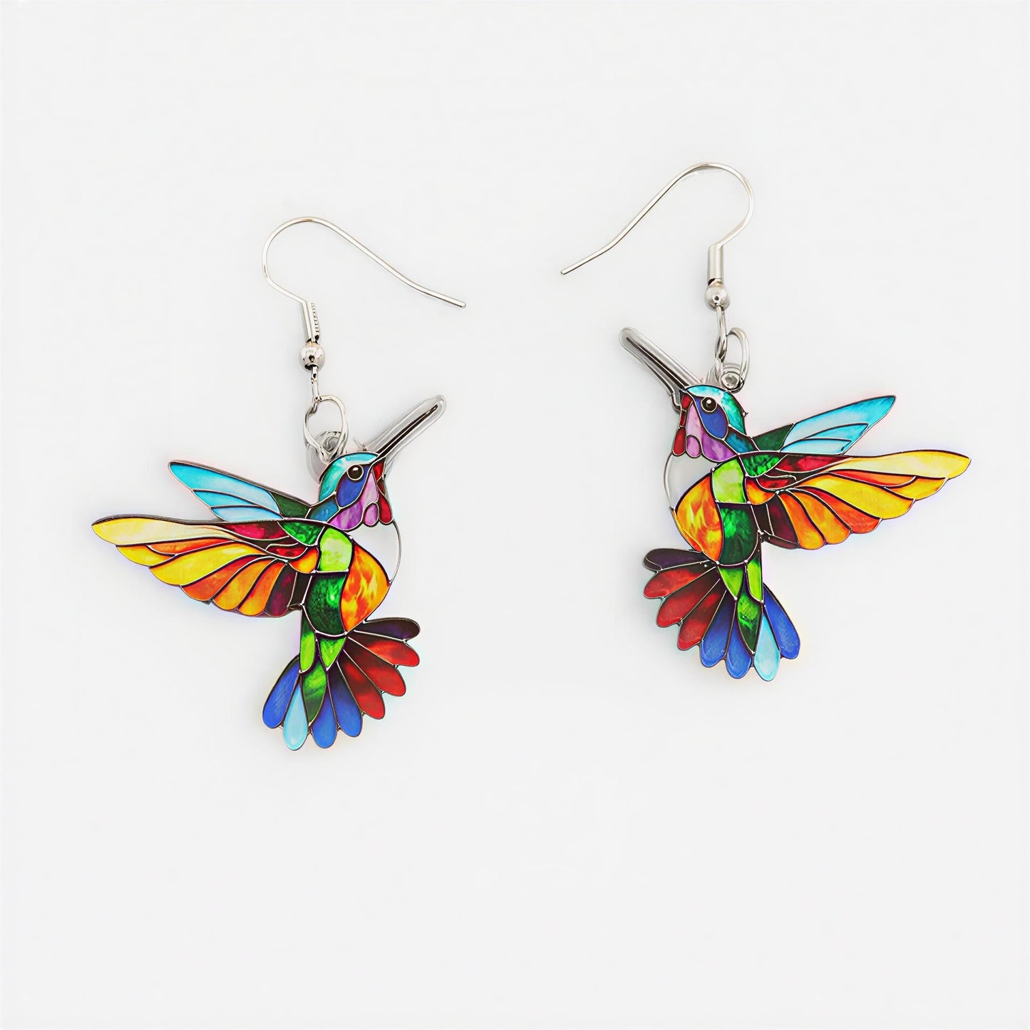Élise – Boucles d’Oreilles Colibri